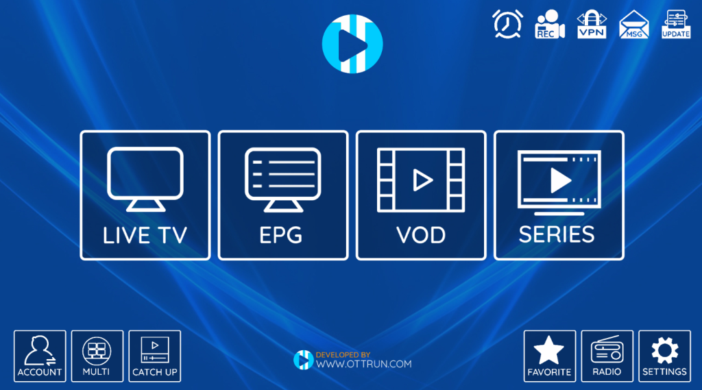 Stream the IPTV content