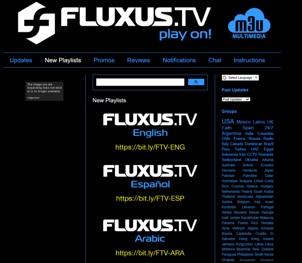 Stream Fluxus IPTV on your device