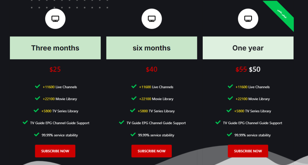 Choose Alpha IPTV Plan