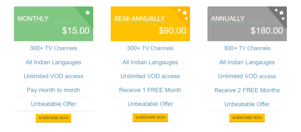 Choose Tamil IPTV Plan