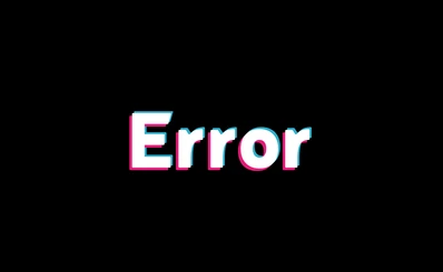 Black Screen Error