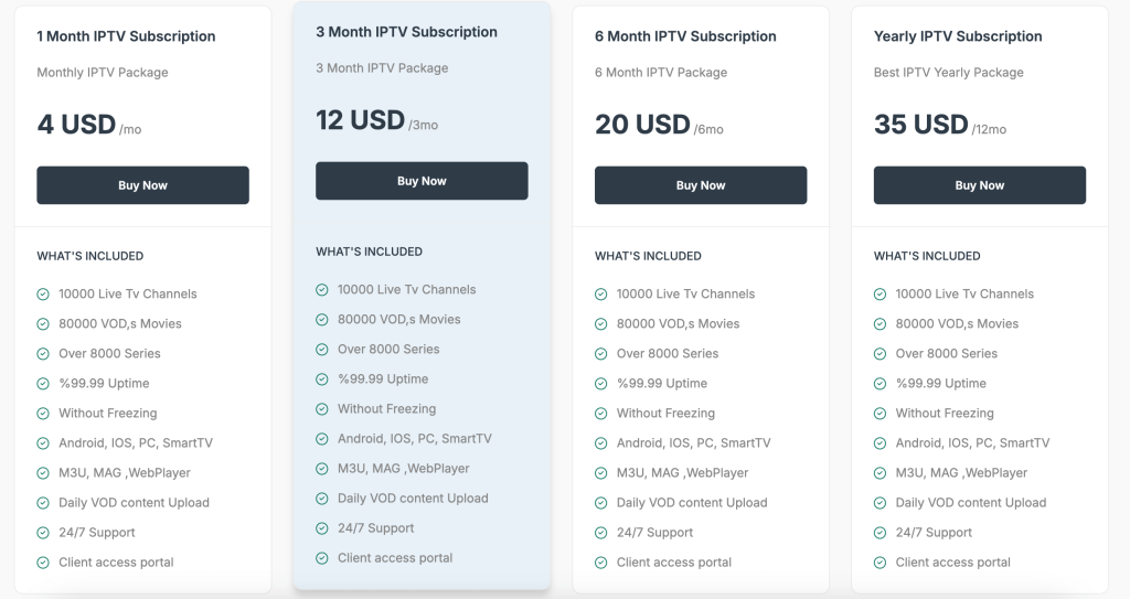 Subscribe to Cyber IPTV