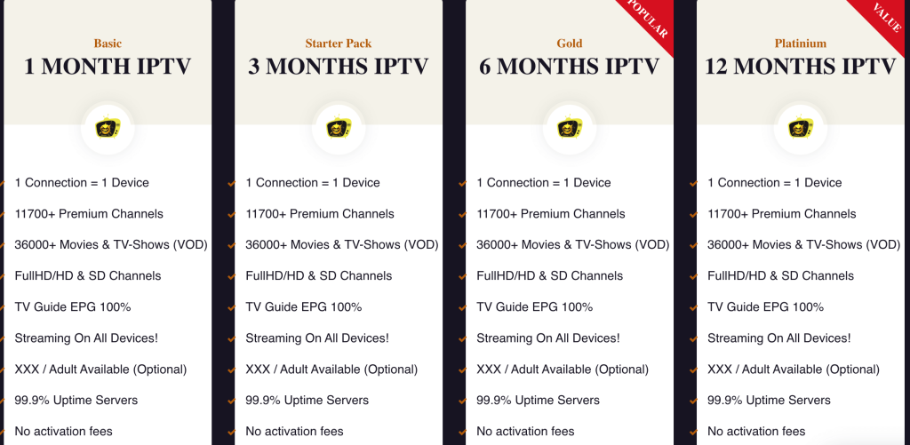 Subscribe to Shark IPTV